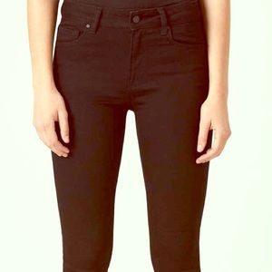 DSTLD 28x32 High-Waist Skinny Black Faux Leather